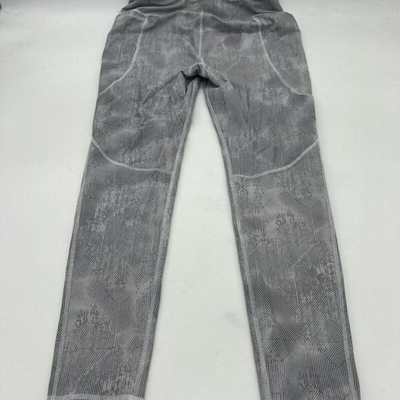 Calia Womens Gray White Geometric Knit Stay Powerful Leggings Sz M - Picture 4 of 4